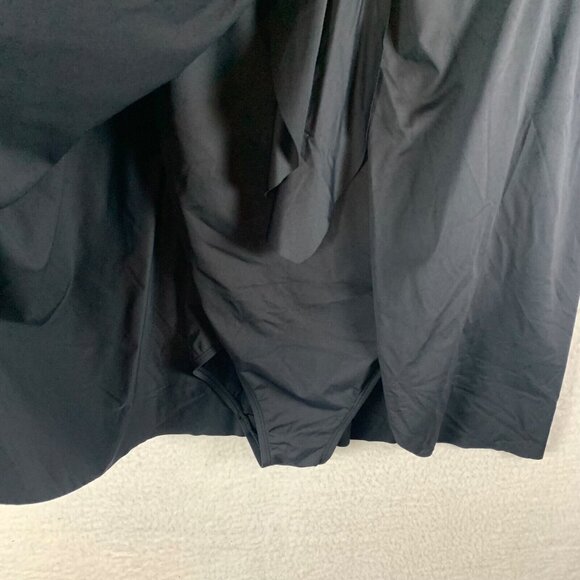 Ralph Lauren Women's‎ Black Flyaway Bandeau One Piece Swimsuit Plus Size 18W NWT - Picture 3 of 11